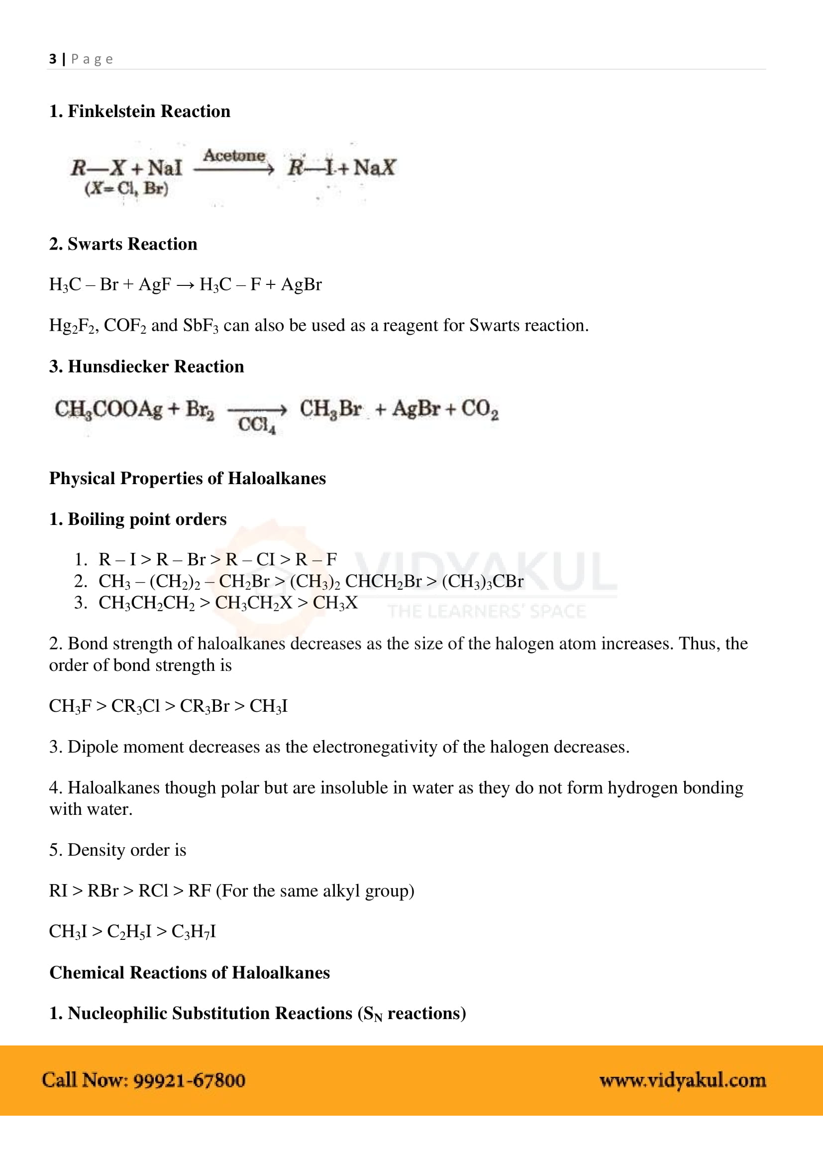 Haloalkanes And Haloarenes Class 12 Notes Pdf